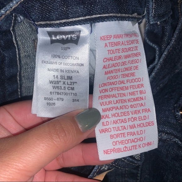 Vintage Levi’s 550 Denim Relaxed Fit Jeans - Picture 2 of 8